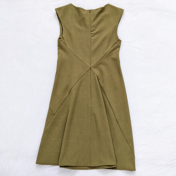 MM Lafleur The Pauline Dress In True Olive | Size 0P/XS - Picture 11 of 15